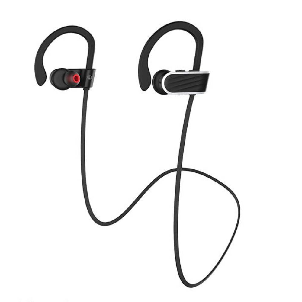 HOCO ES7 Ear Hooks Sport Bluetooth Earphone met Handsfree Microfoon for Samsung S8 - Zwart
