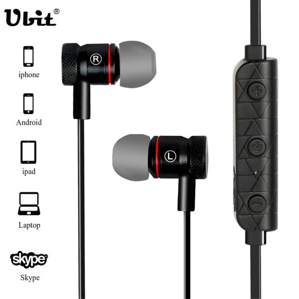 Vbit Vbit M9 Metalen Sport Bluetooth 4.1 In-ear Earphone - Zwart
