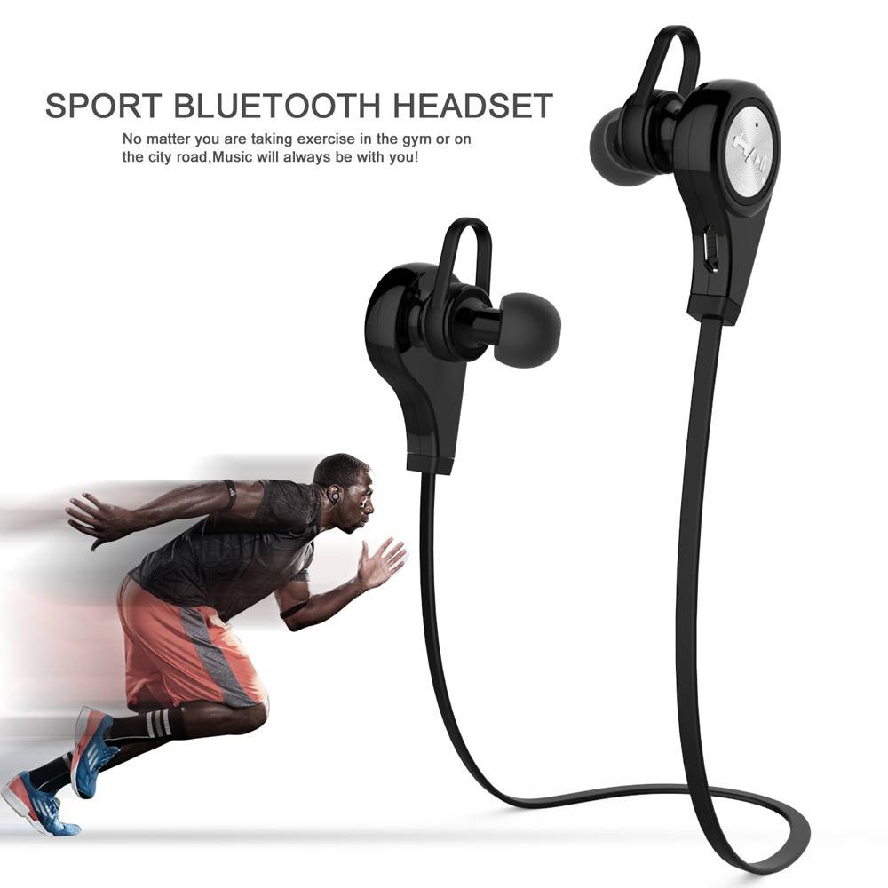 JAD JAD Q9 Sport Bluetooth 4.0 In-ear Oortjes - Zwart