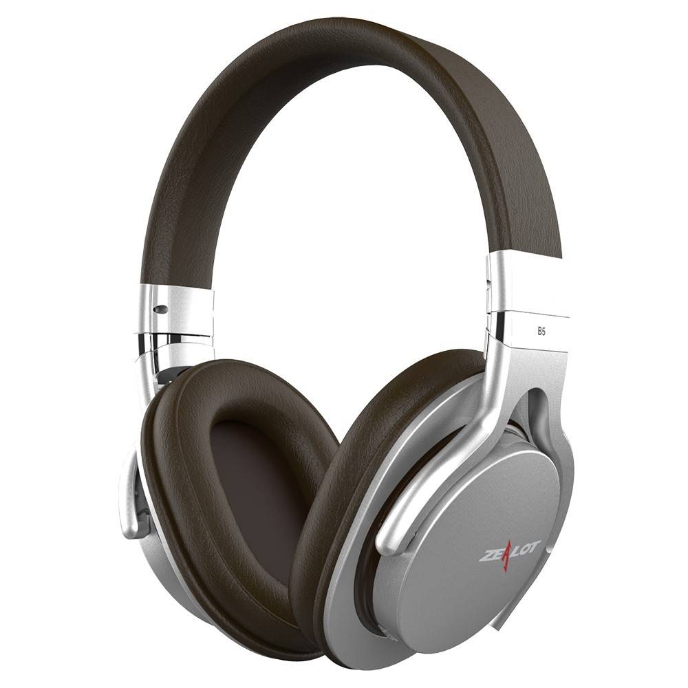 ZEALOT ZEALOT B5 Bluetooth 4.0 Over-ear Hi-Fi Koptelefoon - Zilver
