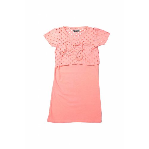 Meisjes jurk love pink Meisjes jurk love pink