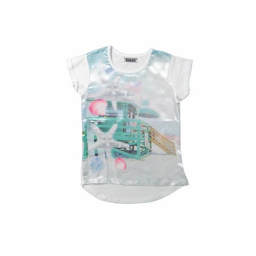 Meisjes T-shirt don't think too much Meisjes T-shirt don't think too much