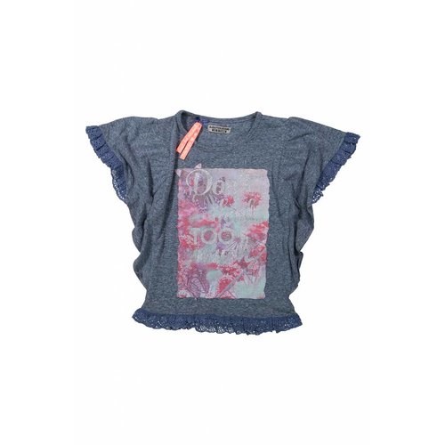 Meisjes T-shirt don't think too much Meisjes T-shirt don't think too much