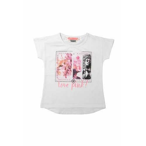 Meisjes T-shirt love pink Meisjes T-shirt love pink