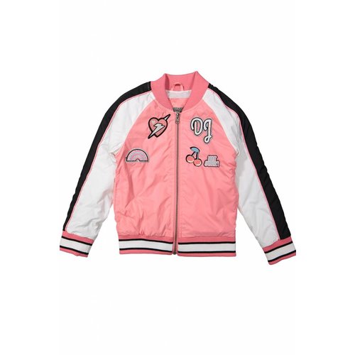 Meisjes bomberjack love pink Meisjes bomberjack love pink