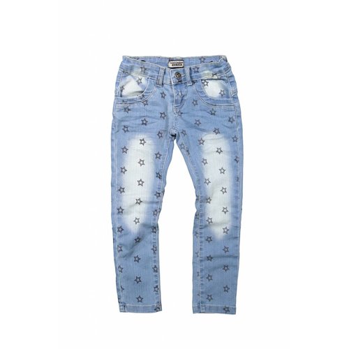 Meisjes jeans positive vibes Meisjes jeans positive vibes
