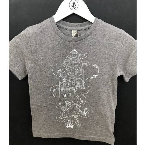 Aloha Surf Huismerk Aloha's Surfboard Octopus T-shirt Kids Aloha Surf Huismerk Aloha's Surfboard Octopus T-shirt Kids