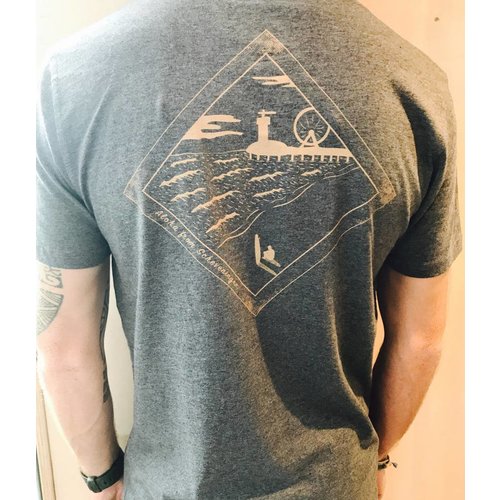 Aloha Surf Huismerk Aloha's Scheveningen de Pier T-shirt Heren Aloha Surf Huismerk Aloha's Scheveningen de Pier T-shirt Heren