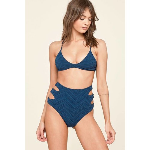 Amuse Amuse Blue/Black Bralette Bikini Set Amuse Amuse Blue/Black Bralette Bikini Set