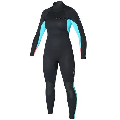 C-Skins C-Skins Surflite 3/2 Zw/Aqua Dames Zomer Wetsuit C-Skins C-Skins Surflite 3/2 Zw/Aqua Dames Zomer Wetsuit