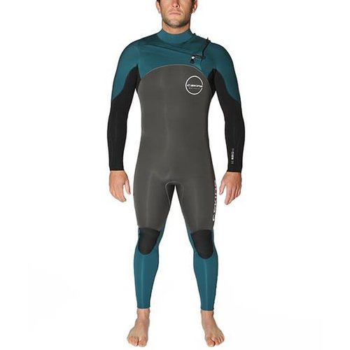 C-Skins C-Skins ReWired 4/3 Heren Zomer Gunmetal/Teal Wetsuit C-Skins C-Skins ReWired 4/3 Heren Zomer Gunmetal/Teal Wetsuit