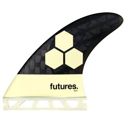 Futures Fins Futures Blackstix AM1 Cream Thruster Fins Futures Fins Futures Blackstix AM1 Cream Thruster Fins