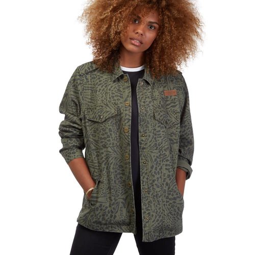 Volcom Volcom Dames Pretty Wild Army Green Jacket Volcom Volcom Dames Pretty Wild Army Green Jacket