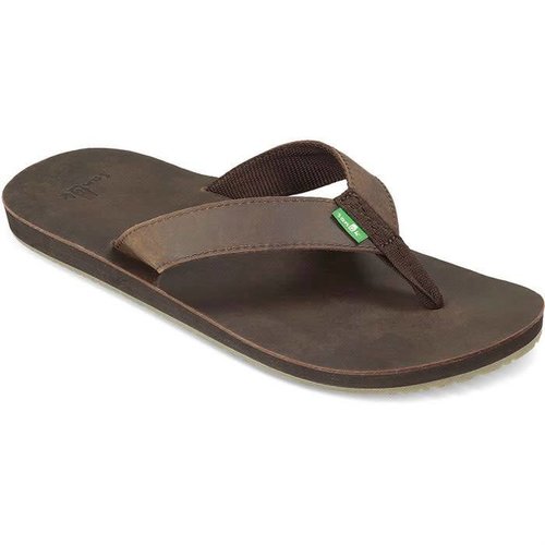 Sanuk Sanuk Heren John Doe Brown Slippers Sanuk Sanuk Heren John Doe Brown Slippers