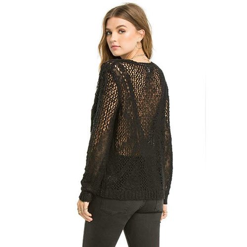 Amuse Amuse Braden Black Sands Sweater Amuse Amuse Braden Black Sands Sweater