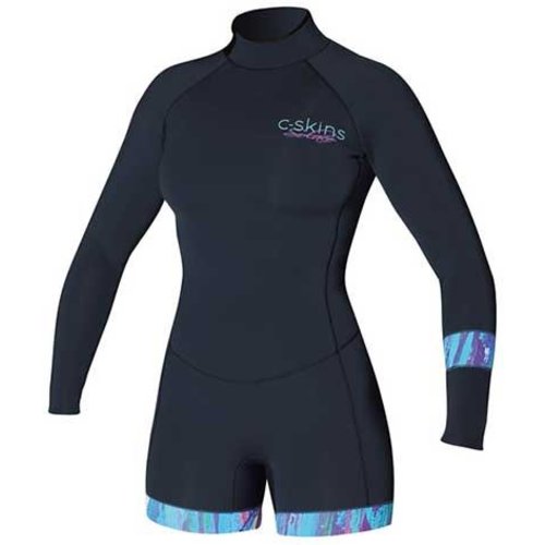 C-Skins C-Skins Boyleg Solace 2mm Dames Wetsuit Shorty C-Skins C-Skins Boyleg Solace 2mm Dames Wetsuit Shorty