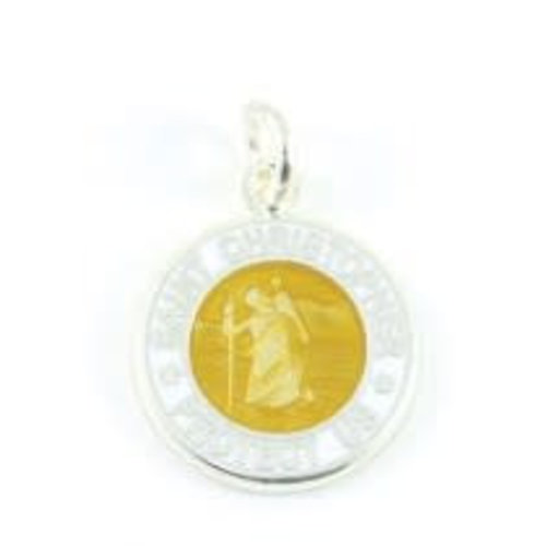 Saint Christopher Saint Christopher Wit/Brons Ketting Saint Christopher Saint Christopher Wit/Brons Ketting