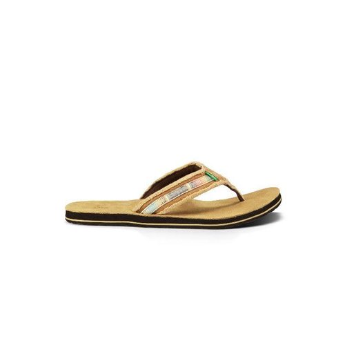 Sanuk Sanuk Fraid So Tan Slippers Sanuk Sanuk Fraid So Tan Slippers