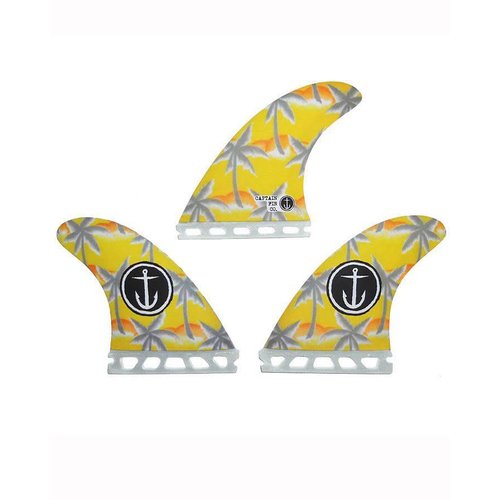 Captain Fin Captain Fin Futures Team Palm Trees Thruster Fins Captain Fin Captain Fin Futures Team Palm Trees Thruster Fins