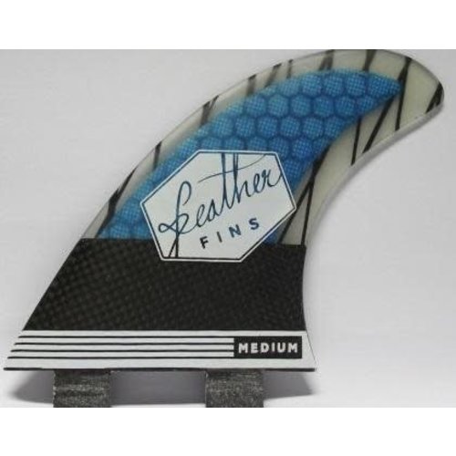 Feather Fins Feather Fins FCS Superlight Carbon Blauw Thruster Fins Feather Fins Feather Fins FCS Superlight Carbon Blauw Thruster Fins