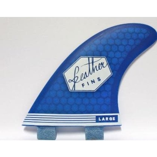 Feather Fins Feather Fins FCS Ultra Light Blauw Thruster Fins Feather Fins Feather Fins FCS Ultra Light Blauw Thruster Fins