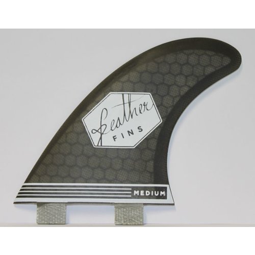 Feather Fins Feather Fins FCS Ultra Light Black Thruster Fins Feather Fins Feather Fins FCS Ultra Light Black Thruster Fins