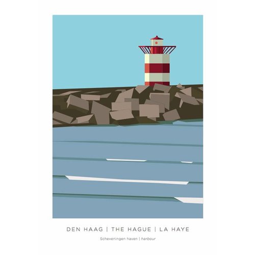 Iconicity Iconicity Havenhoofd Scheveningen Postkaart Iconicity Iconicity Havenhoofd Scheveningen Postkaart