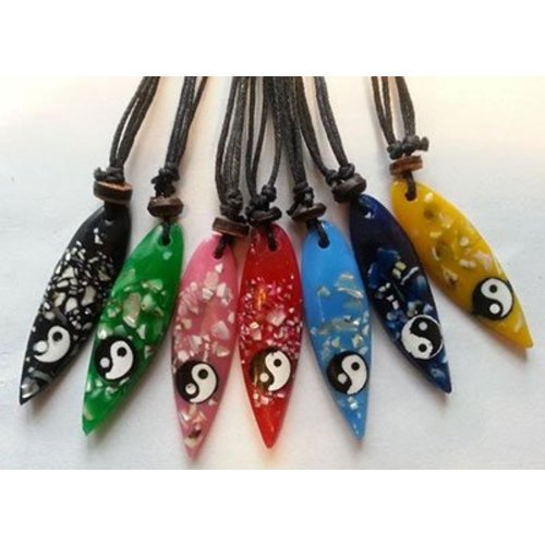 Aloha Surf Huismerk Surfboard Ketting Yin Yang Epoxy Aloha Surf Huismerk Surfboard Ketting Yin Yang Epoxy