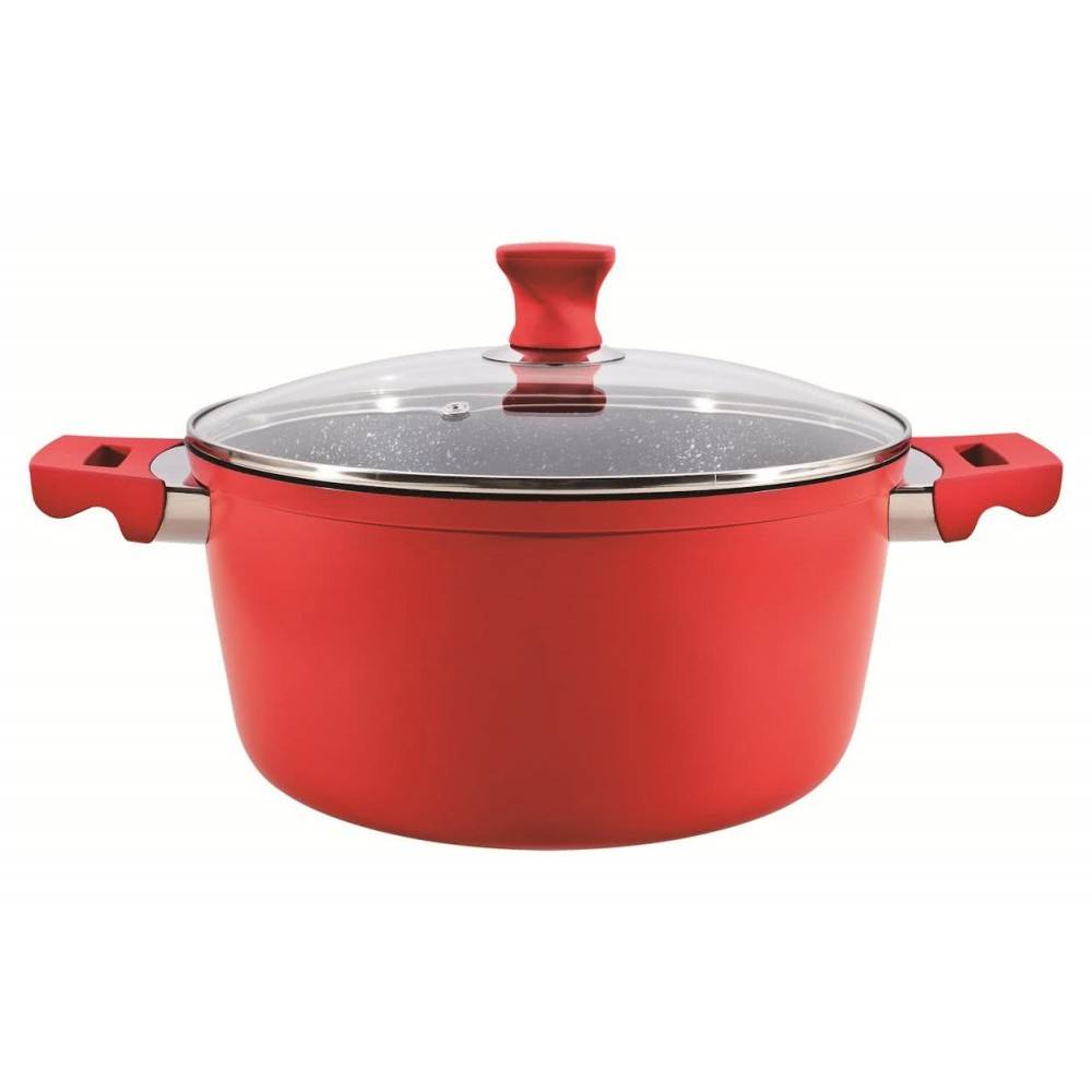 Herenthal Soep/Braadpan met glazen deksel Ø24 cm HT-FC24R