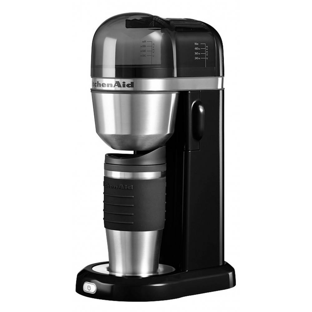 Kitchenaid Koffiezetapparaat met thermosbeker zwart 5KCM0402EOB
