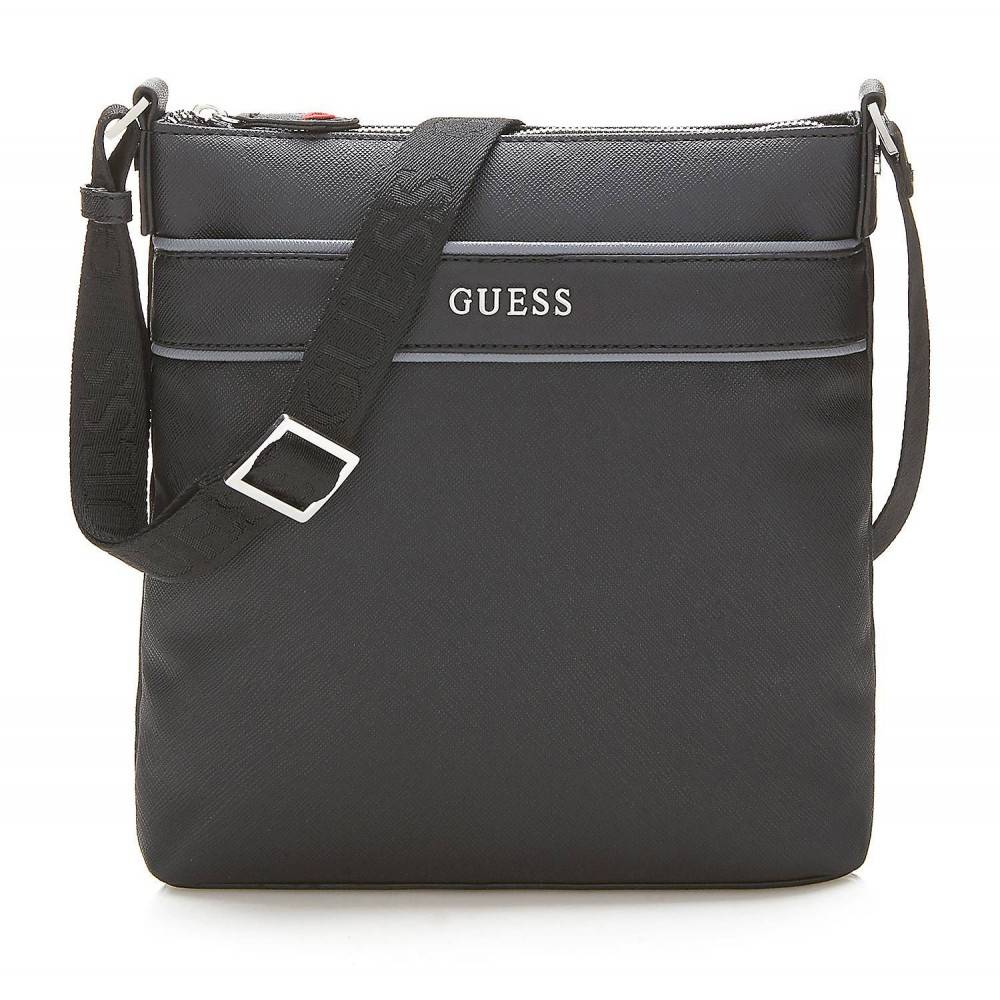 Guess Uptown crossbody schoudertasje zwart HM6226POL74