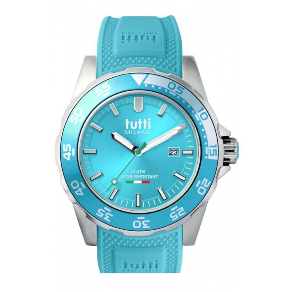 Tutti Milano Corallo Horloge Turquoise TM900 TU
