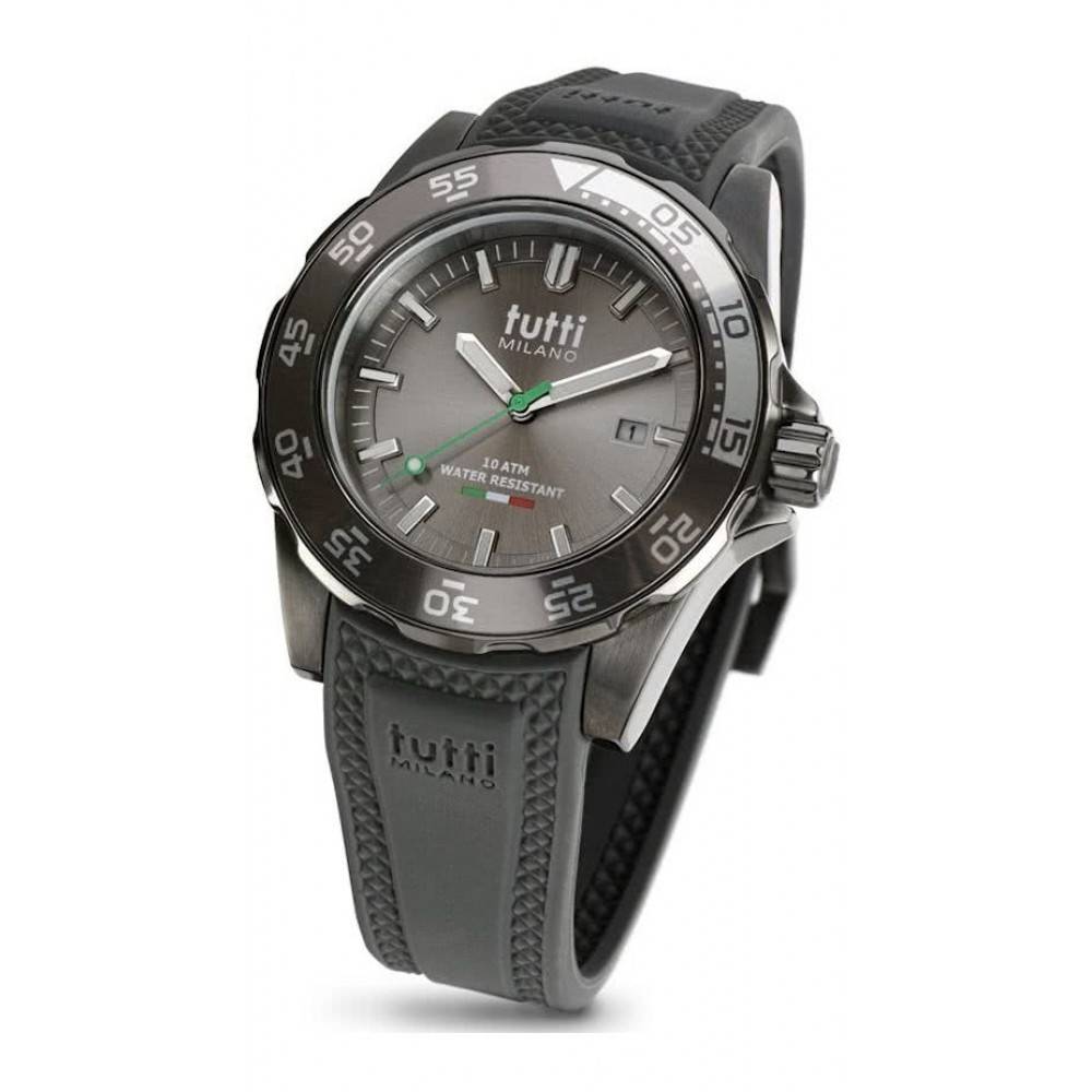 Tutti Milano Corallo Horloge grijs TM900 TP