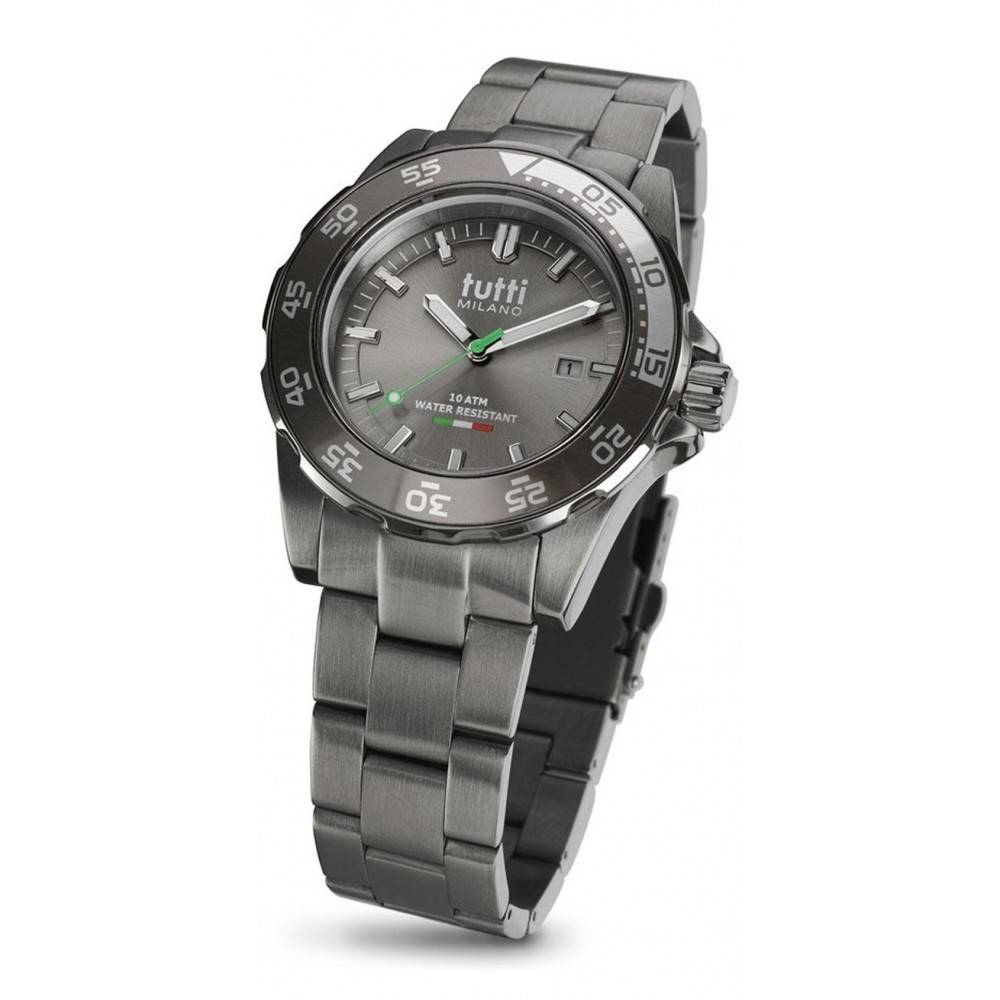 Tutti Milano Corallo Steel Horloge TM900 STP