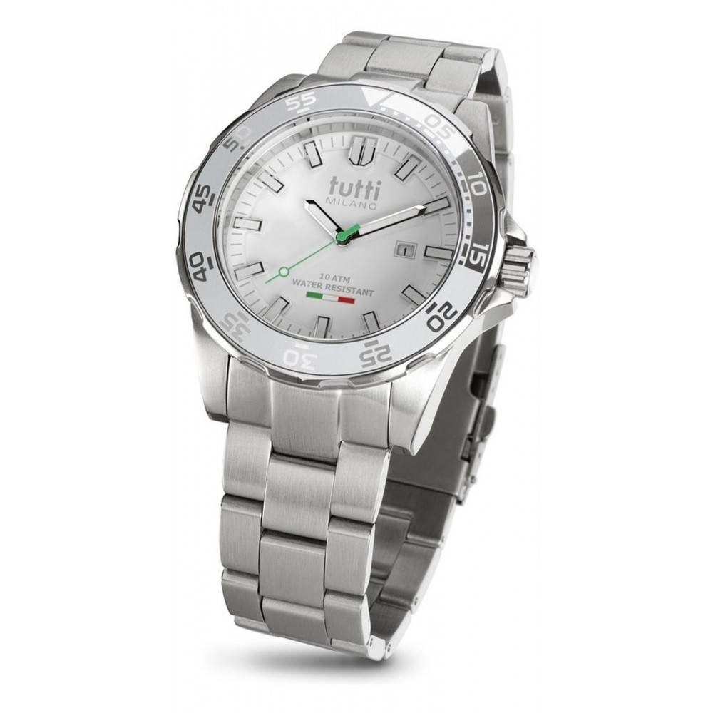 Tutti Milano Corallo XL Steel Horloge TM901 SWH