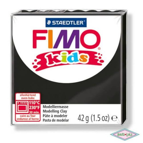 Fimo kids 42g zwart Fimo kids 42g zwart