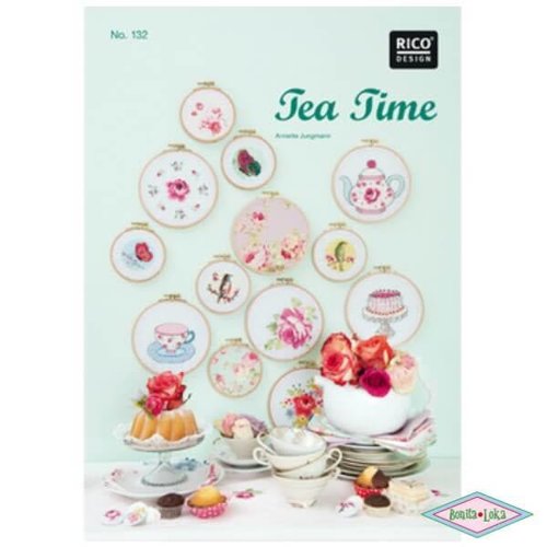 Rico Rico 132 Borduurboek Tea Time Rico Rico 132 Borduurboek Tea Time