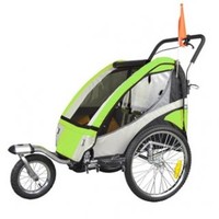 Faster Kinderfietskar voor 2 kinderen met vering