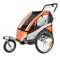 Faster Kinderfietskar voor 2 kinderen met vering