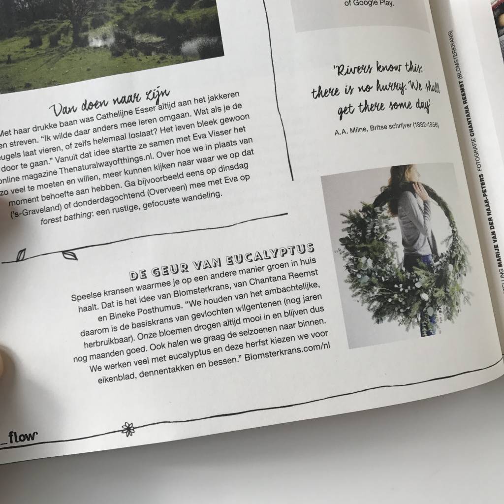 Flow magazine ~ in de media