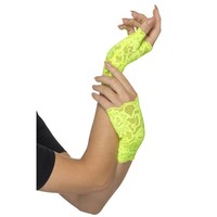 thumb-80's Fingerless Lace Gloves - 3 kleuren-3