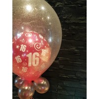 thumb-Cadeau Ballon met Glitter-2