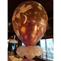 thumb-Cadeau Ballon met Glitter-4