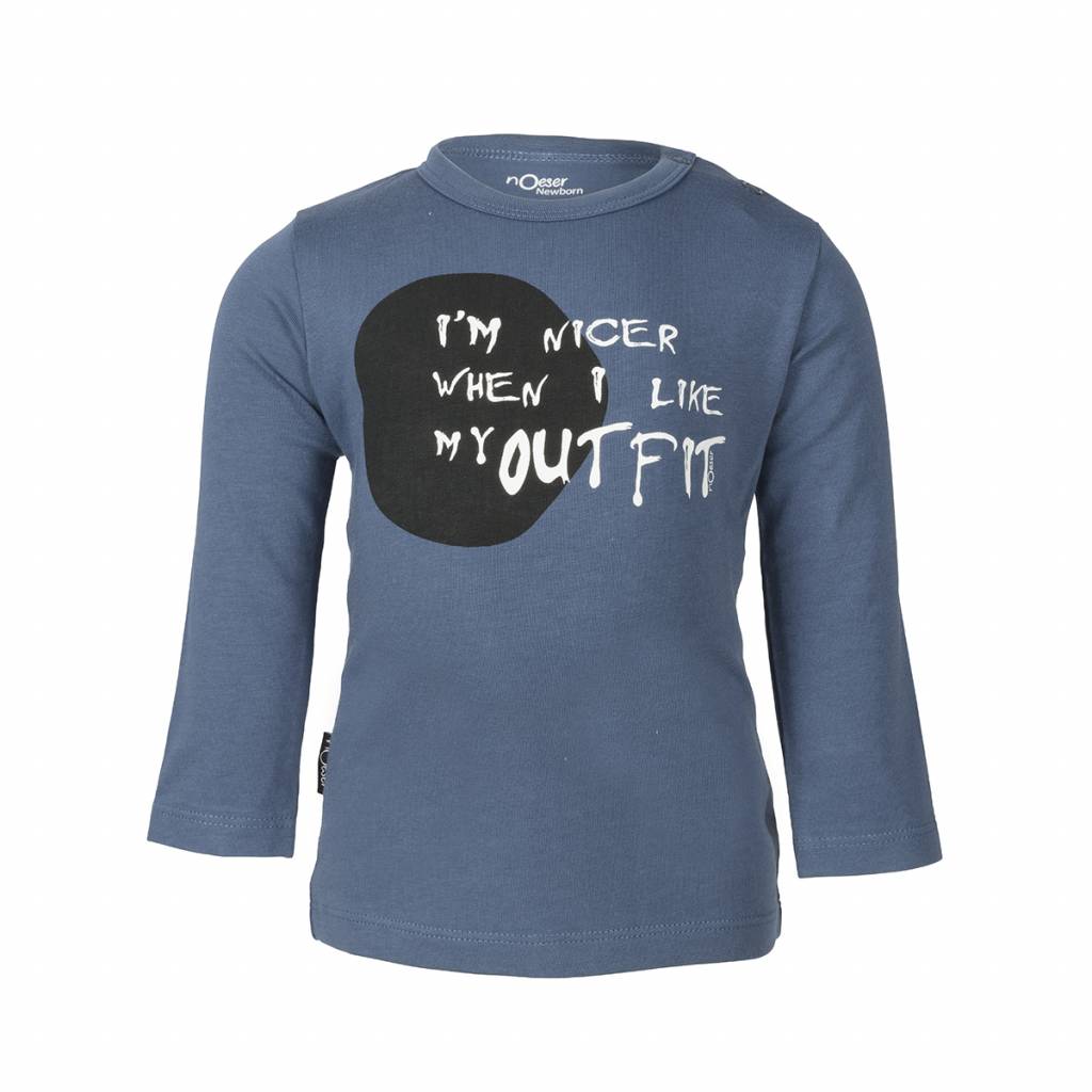 nOeser nOeser longsleeve blue text