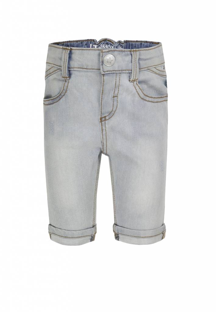 Lief! Lifestyle Lief! korte spijkerbroek licht blauw