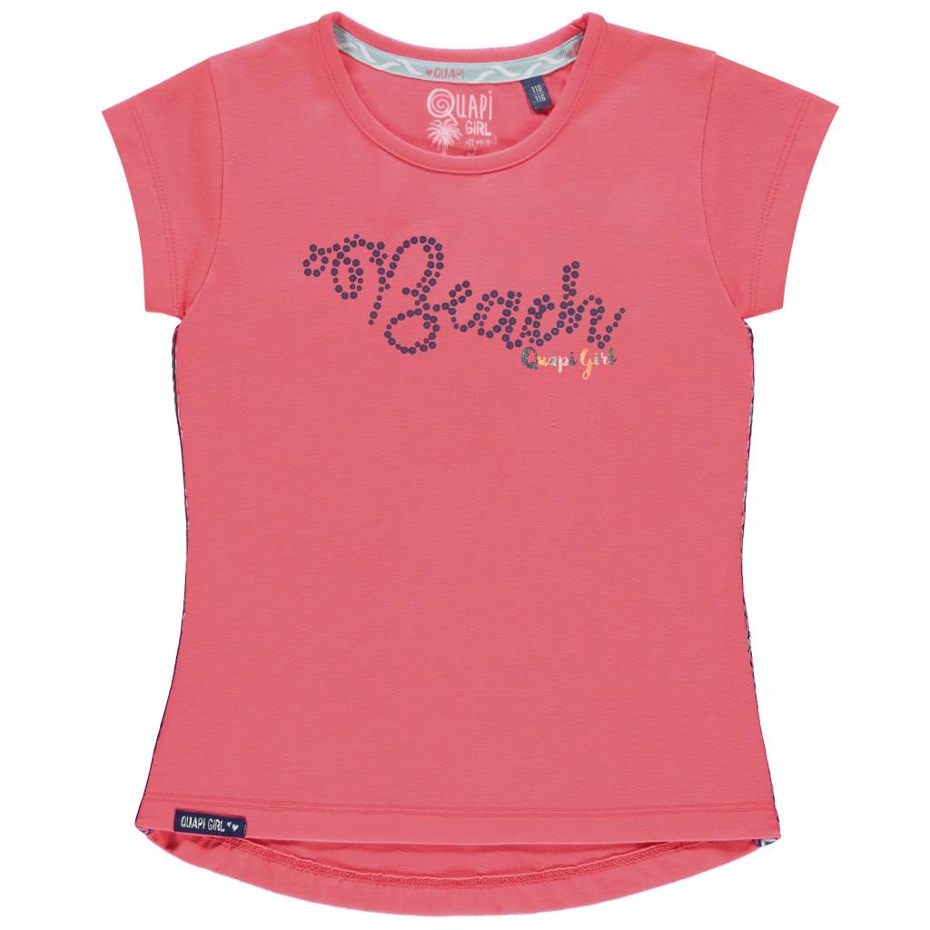 Quapi Quapi T-shirt Karola neon coral