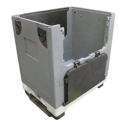 Palettenbox mit Rädern, Pally Magnum, 280 l, 800x600x910mm