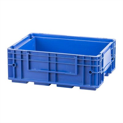 RL-KLT Behälter 4315, geschlossener Boden mit Verrippung, verstärkte Wände, blau, 396x297x147,5mm