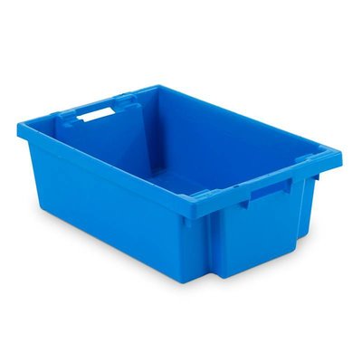 Drehstapelbehälter, geschlossen, stapelbar, 35 Liter, nestbar, 600x400x200mm