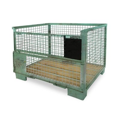 EPAL DB Gitterbox, gebraucht, UIC Norm 435-2, klappbare Beladeöffnung, 1240x835x970mm